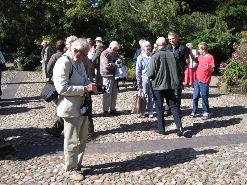 Visit by Hankelow Amenities Group to Hodnet Hall Gardens in September 2010